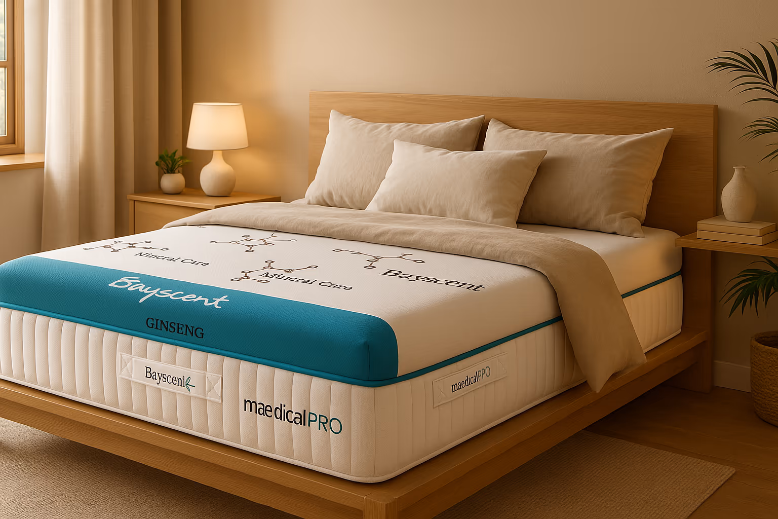 Maedical Pro vestido con ropa de cama
